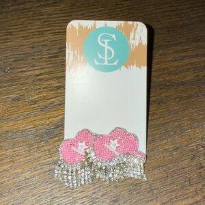 Cowgirl Hat Studded Earrings